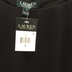 Lauren cape dress NWT made of heavy jersey knit size 4